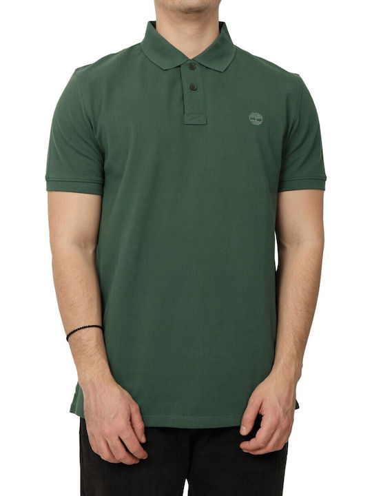 Timberland Polo Μπλούζα Κοντομάνικη Πράσινη