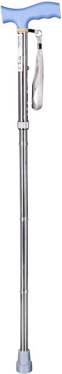Μπαστούνι Περιπάτου Folding Walking Stick Actionmed Silver