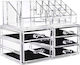 SPV Kosmetik Organizer mit Schubladen & Trennzeichen Transparent
