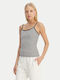Women's Cotton Top with Spaghetti Straps Black