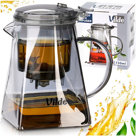 Vilde Τσαγιέρα με Φίλτρο Ανοξείδωτη 730ml