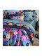 Down Town Home Louis Bed Sheets Set Single 175x255cm Green 3 Pieces