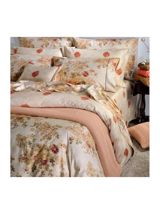 Down Town Home Flower Σετ Σεντόνια King Size 27...