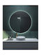 Round Bathroom Mirror Led 90x90cm