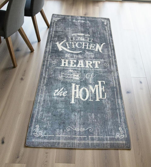 Linea Home Non-slip Runner Rug Gray 70x150cm