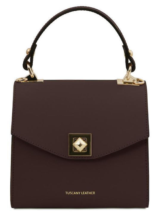 Leather Women's Handbag Brown