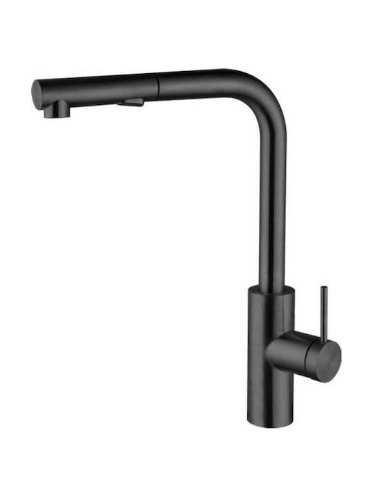 Imex Μπαταρία Κουζίνας Πάγκου Μαύρη