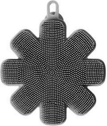 Cosasunco Silicone Dish Sponge Flower Grey