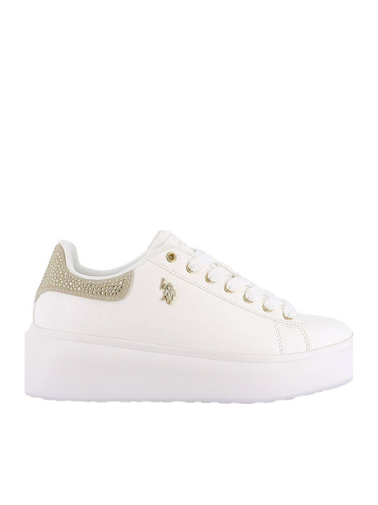 Γυναικεία Sneakers Whi-gol02