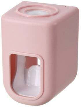 Dream House Store Zahnpasta-Quetscher Kunststoff Rosa