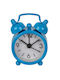Zmart Imports Zmart Imports Tischuhr mit Zeigern Metallisch mit Wecker