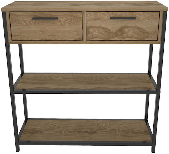 Latho Κονσόλα Ξύλινη Oak Μ90xΠ30.5xΥ92εκ.