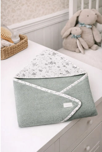 Baby Star Baby Bath Towel Hooded 75x75cm