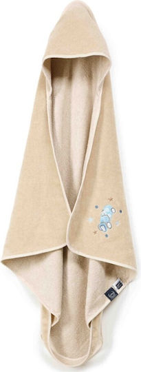 La Millou Baby Bath Towel Hooded Beige