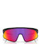 Oakley Rslv Унисекс Слънчеви Очила с Черна Пластмасова Рамка и Черни Стъкла