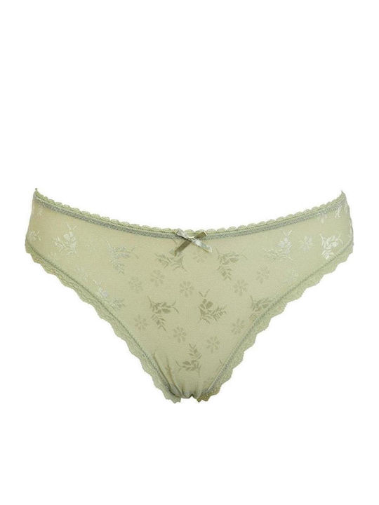 Sielei Women's Slip With Lace Green