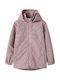 Kinderjacken & Winterjacken Lässig Lang mit Kapuze Rosa