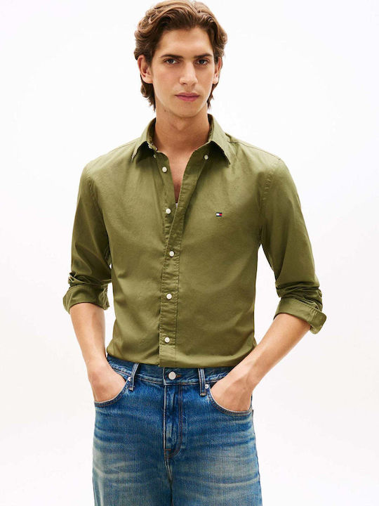 Tommy Hilfiger Μακρυμάνικo Πουκάμισο Πρασινο