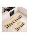 My Home Luxury Kitchen Runner Mat with Non-Slip Backing Planty 60x180cm