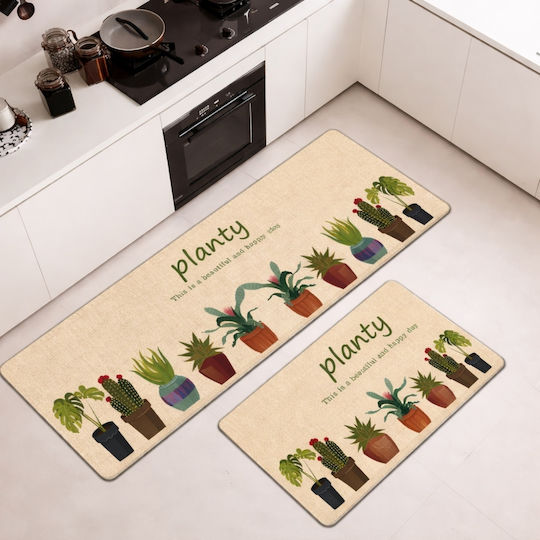 My Home Luxury Kitchen Mat Runner 60x150cm SET-703 Planty