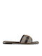 Damen Flache Sandalen Schwarz