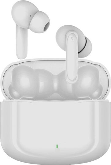 Fineblue C6 In Ear Bluetooth Безжични Слушалки с Калъф за Зареждане Бели