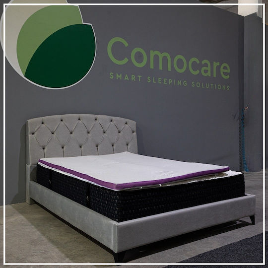 Como felt & wadding producers Mattress Topper Single Foam with Removable Cover 90x200x4cm