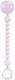 Suavinex Silicone Pacifier Clip Purple