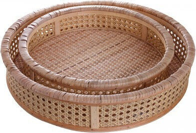 Melina's Collection Bamboo Δίσκος Σερβιρίσματος 2τμχ