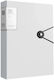 Document Storage Folder A4 30 Transparent Pockets Internal Clip White