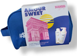 Scandal Beauty Туристически Комплект за Хидратация и Почистване на Тялото 3 бр