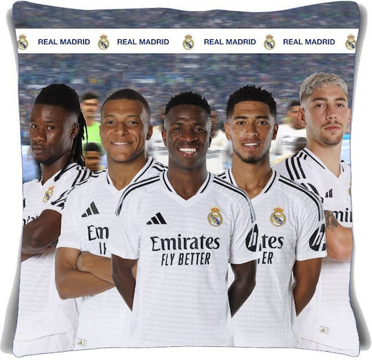 Real Madrid Детска Декоративна Възглавница 40x40см
