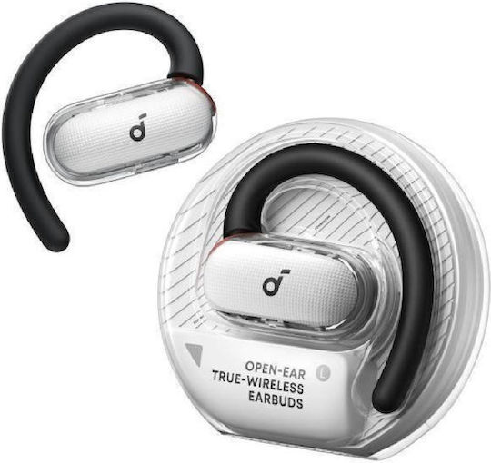 Soundcore by Anker V40i Open Ear Bluetooth Безжични Слушалки с Устойчивост на Изпотяване и Калъф за Зареждане Бели
