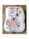 Stein Mit Handgemaltem "Guter Abschluss" Snoopy Rosa