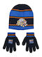 Paw Patrol Kids Beanies Set with Knitted Blue Gloves PT02231A