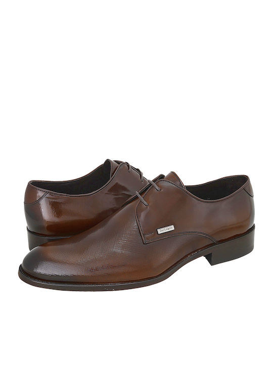 Pantofi Eleganți Bărbătești din Piele Tabac