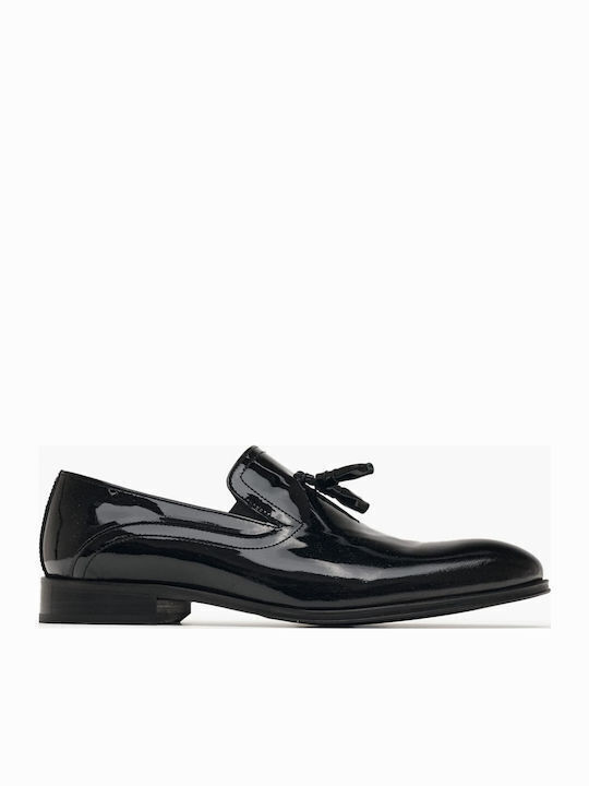 Men's Dress Shoes in Black Patent Leather
