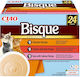 Inaba Ciao Bisque Cremige Suppe Katzenfutter Huhn Rindfleisch Fisch 24x40g