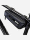 Mountain Bicycle Bag Wild Man M40 Front Tube Triangle Bag TPU Carbon Fibers Hard Shell Cycling Equipment Black