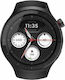 Motorola Moto Watch Aluminum 47mm with Heart Rate Monitor Matte Black with PANTONE Volcanic Ash Band