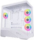 Lian Li Vector V100 Gaming Midi Tower Computer Case with Side Window and ARGB Lighting White