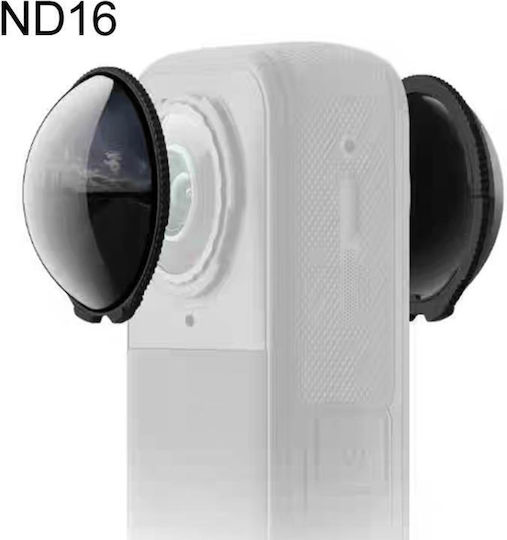 Insta360 X5 2 Τεμάχια Κουτί Φίλτρα Πανοραμικής Κάμερας Δράσης Φίλτρα Ουδέτερης Πυκνότητας Προστατευτικά Φίλτρα Γυαλιού Προδιαγραφές Nd16