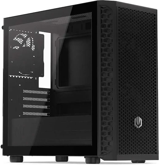 Endorfy Signum M30 Air Gaming Mini Tower Computer Case with Side Window Black