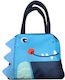Isoliertes Kinder Lunchbox Dinosaurier 22x19x12cm Justnote 703597