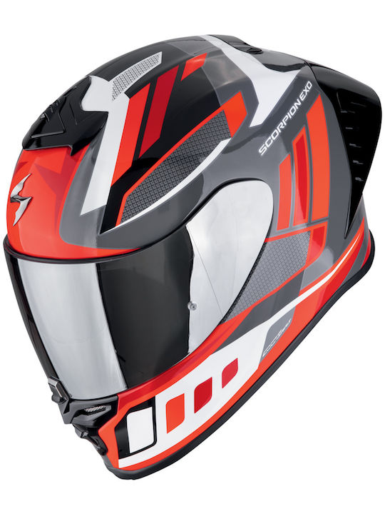 Scorpion Exo-R1 Evo II Air Grey/White/Red Motor...