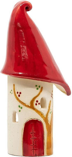 Rozos Ceramics 35-943 Decorațiune De Masă Handmade Din Ceramică Cu Lumânare 11x20