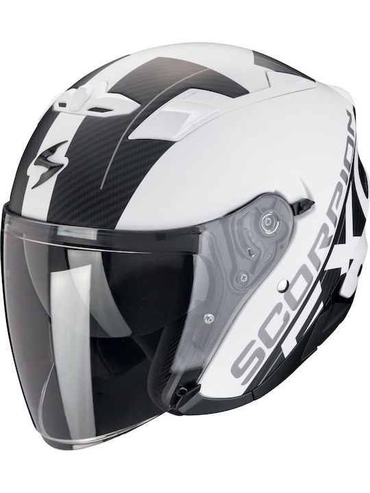 Scorpion EXO-230 QR Matt White-Black Motorcycle...