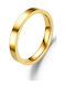 Bode Men's Ring Wedding Band Gold Plated Steel