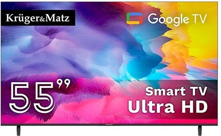 Kruger & Matz Смарт Телевизор 55" 4K UHD LED KM0255UHD-G HDR 2025