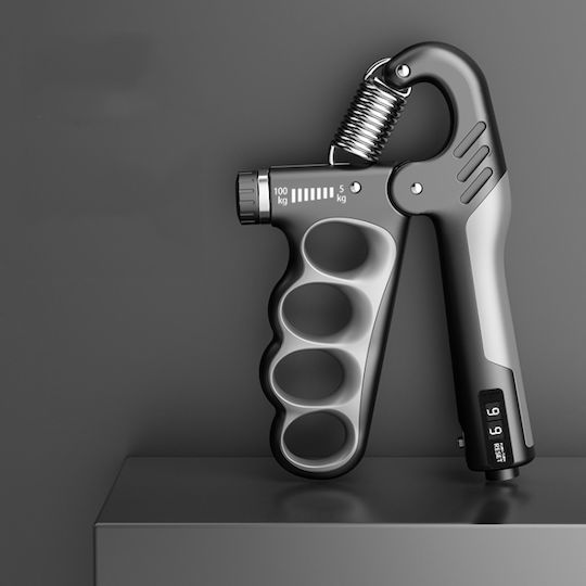 Adjustable Arm Muscle Strengthener Hand Grip 5-100kg Specifications Mechanical Counter Gray